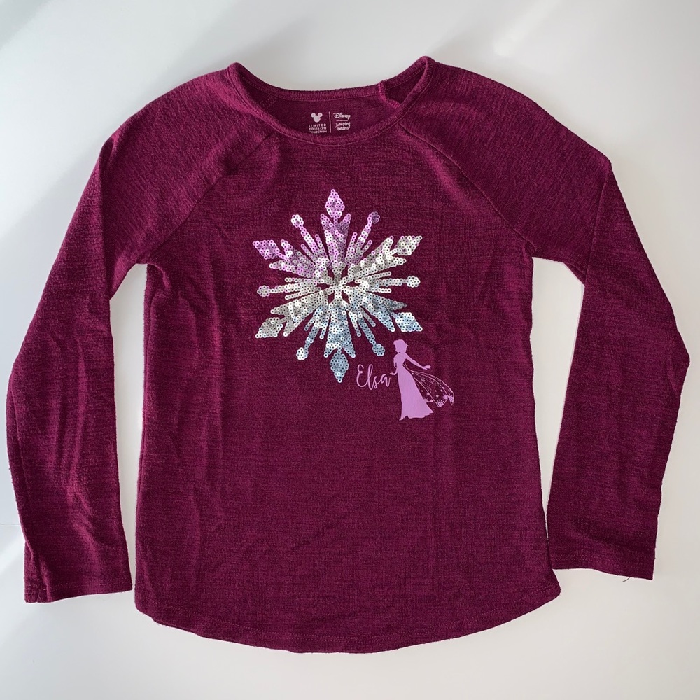 Disney Frozen Elsa long sleeve top 8